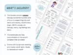 PLR Kids Therapy Worksheets Bundle: Canva Editable Mental Health Resources with Resell Rights - Image 2