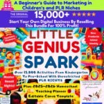 PLR-MRR 15,000+ Kids Activity Pages, Preschool Kindergarten Worksheets