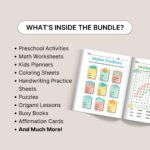 PLR MRR Kids Education Resources, Teachers Parents Worksheets For Kids Classroom Activities, Master Resell Rights, Digital Product Bundle - Image 2