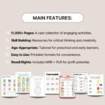 PLR MRR Kids Education Resources, Teachers Parents Worksheets For Kids Classroom Activities, Master Resell Rights, Digital Product Bundle - Image 6