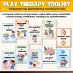 Play Therapy Worksheets Bundle for Kids | 300+ SEL Activities | Coping Skills, Emotional Regulation & Behavior Worksheets PDF - Image 2