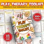 Play Therapy Worksheets Bundle for Kids | 300+ SEL Activities | Coping Skills, Emotional Regulation & Behavior Worksheets PDF - Image 7