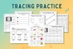 Preschool + Kindergarten Worksheets Bundle | 600+ Pages Printable Learning Activities | Tracing, Alphabet, Math, Dot Marker, Fine Motor - Image 8