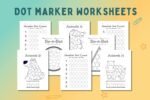 Preschool + Kindergarten Worksheets Bundle | 600+ Pages Printable Learning Activities | Tracing, Alphabet, Math, Dot Marker, Fine Motor - Image 9