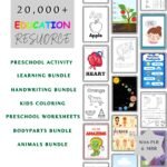 Preschool Learning Activity Bundle | PLR MRR, Kids Planner (Digital Download) - Image 2