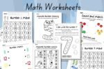 Preschool Pre-K + Kindergarten Learning Bundle | +600 Pages | Printable Activity Worksheets | Coloring | Dot To Dot | Tracing | Alphabet - Image 5