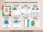 Worry Monster Activity Book for Kids, CBT Worksheets (Digital Download) - Image 5