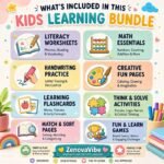 500,000+ Kids Educational Bundle PLR MRR | Printable Worksheets, Coloring Pages, Homeschool Learning Games - Image 8