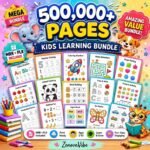 500,000+ Kids Educational Bundle PLR MRR | Printable Worksheets, Coloring Pages, Homeschool Learning Games - Image 10