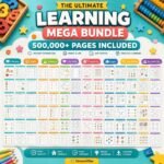 500,000+ Kids Educational Bundle PLR MRR | Printable Worksheets, Coloring Pages, Homeschool Learning Games - Image 9