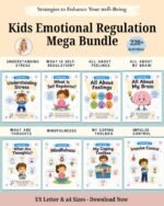 Kids Self-Regulation Mega Book. Over 220 Activities. Grounding Techniques. Mindfulness Skills. ADHD Visual Support