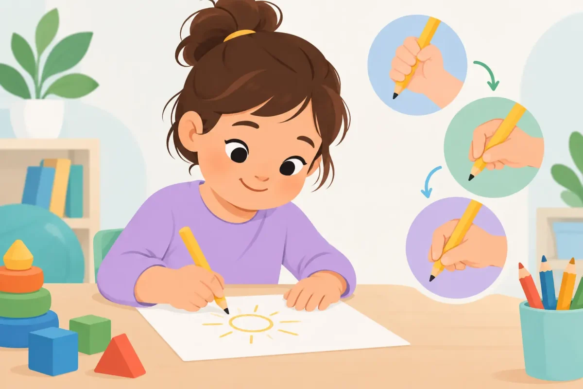 How to Improve Preschool Pencil Grip With Play