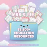 Kids Learning Activities Bundle | 35,500+ Coloring Pages & Worksheets (Digital Download, PLR MRR Rights)