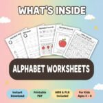Kids Learning Activities Bundle | 35,500+ Coloring Pages & Worksheets (Digital Download, PLR MRR Rights) - Image 3