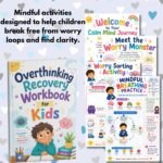 Kids Emotional Regulation Mental Health Workbook for Children Nervous System Reset Anger Management Activities Mindfulness Digital Planner - Image 4