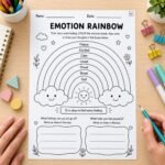 Art Therapy Kids, SEL Worksheets, CBT Coping Skills, Mindfulness Coloring - Image 4