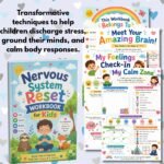 Kids Emotional Regulation Mental Health Workbook for Children Nervous System Reset Anger Management Activities Mindfulness Digital Planner - Image 5