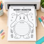 Art Therapy Kids, SEL Worksheets, CBT Coping Skills, Mindfulness Coloring - Image 5