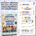 Kids Emotional Regulation Mental Health Workbook for Children Nervous System Reset Anger Management Activities Mindfulness Digital Planner - Image 7