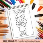 Kids Feelings & Emotions Journal, Emotional Regulation Workbook, Kids Coping Skills, Mental Health Resource, Canva + PDF, PLR - Image 7