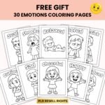 Kids Feelings & Emotions Journal, Emotional Regulation Workbook, Kids Coping Skills, Mental Health Resource, Canva + PDF, PLR - Image 9
