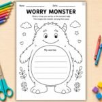 Art Therapy Kids, SEL Worksheets, CBT Coping Skills, Mindfulness Coloring - Image 11