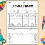Art Therapy Kids, SEL Worksheets, CBT Coping Skills, Mindfulness Coloring - Image 18